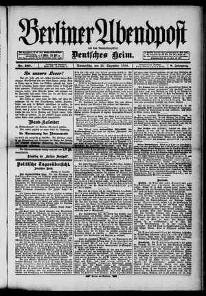 Berliner Abendpost vom 20.12.1894