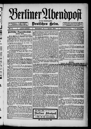 Berliner Abendpost on Jan 5, 1895