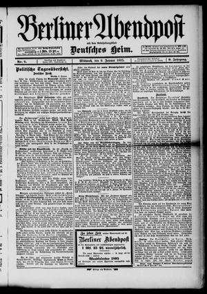 Berliner Abendpost vom 09.01.1895