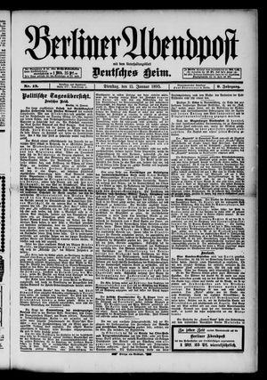 Berliner Abendpost vom 15.01.1895
