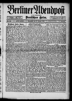 Berliner Abendpost vom 19.01.1895