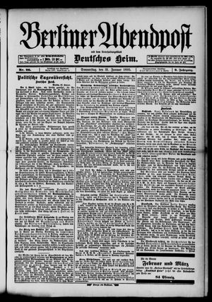Berliner Abendpost vom 31.01.1895