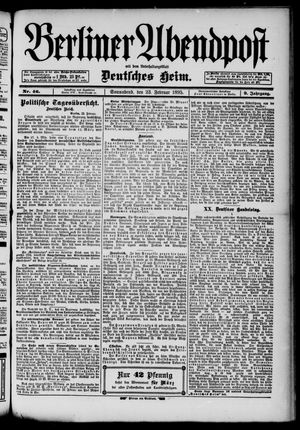 Berliner Abendpost vom 23.02.1895