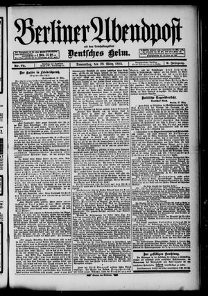 Berliner Abendpost vom 28.03.1895