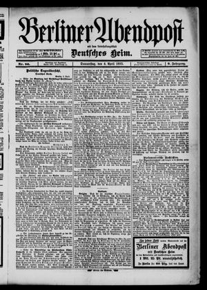Berliner Abendpost vom 04.04.1895