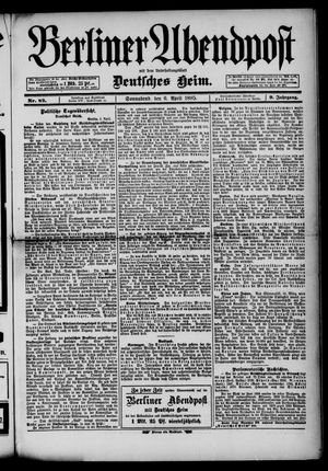 Berliner Abendpost vom 06.04.1895