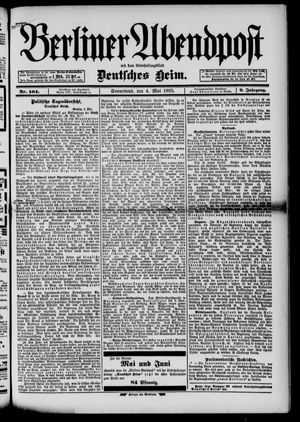 Berliner Abendpost vom 04.05.1895