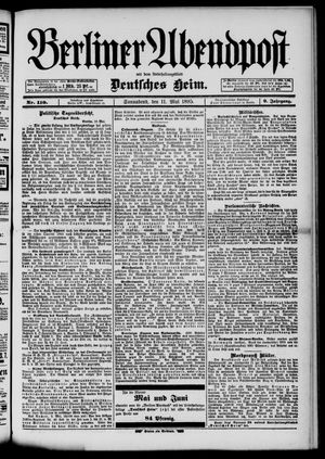 Berliner Abendpost vom 11.05.1895