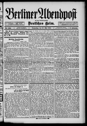 Berliner Abendpost vom 23.05.1895