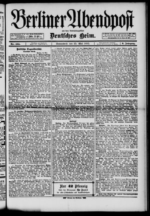 Berliner Abendpost vom 25.05.1895