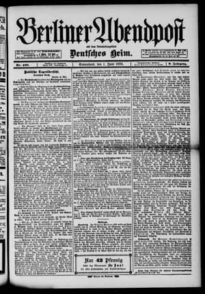 Berliner Abendpost vom 01.06.1895