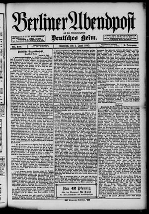 Berliner Abendpost vom 05.06.1895