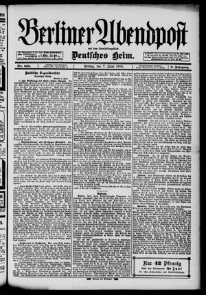 Berliner Abendpost vom 07.06.1895