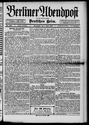 Berliner Abendpost vom 08.06.1895