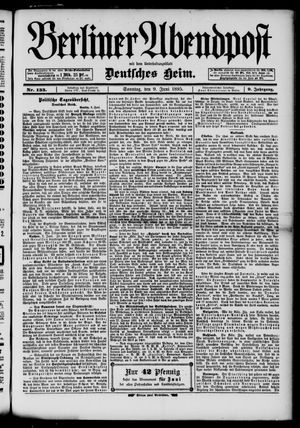 Berliner Abendpost vom 09.06.1895