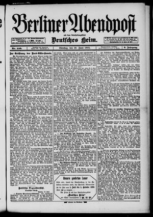 Berliner Abendpost vom 18.06.1895