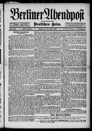 Berliner Abendpost vom 28.06.1895