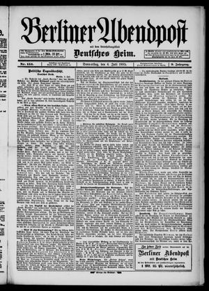 Berliner Abendpost vom 04.07.1895