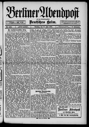 Berliner Abendpost vom 16.07.1895