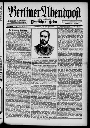 Berliner Abendpost vom 20.07.1895