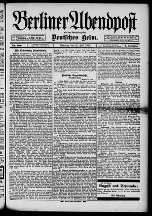 Berliner Abendpost vom 21.07.1895