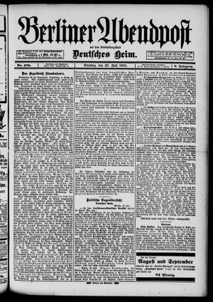 Berliner Abendpost vom 23.07.1895