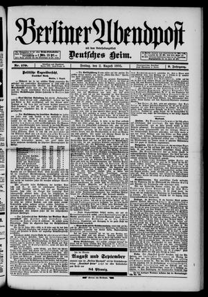 Berliner Abendpost vom 02.08.1895