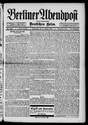 Berliner Abendpost vom 17.08.1895