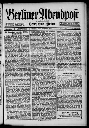 Berliner Abendpost vom 03.09.1895