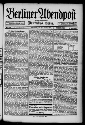 Berliner Abendpost vom 26.10.1895