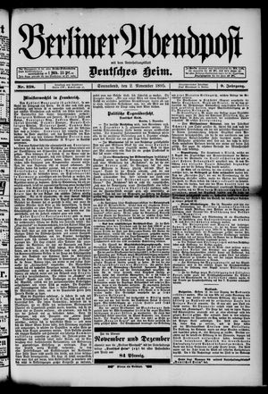 Berliner Abendpost vom 02.11.1895