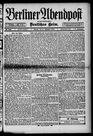 Berliner Abendpost vom 06.12.1895