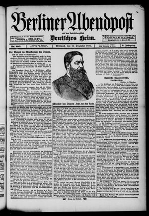 Berliner Abendpost vom 11.12.1895
