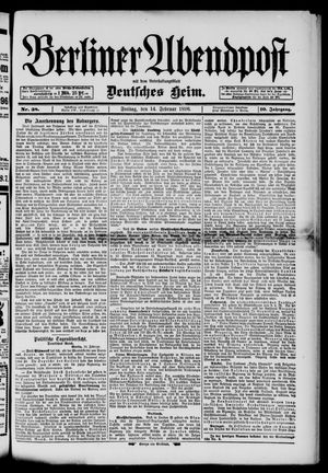 Berliner Abendpost vom 14.02.1896