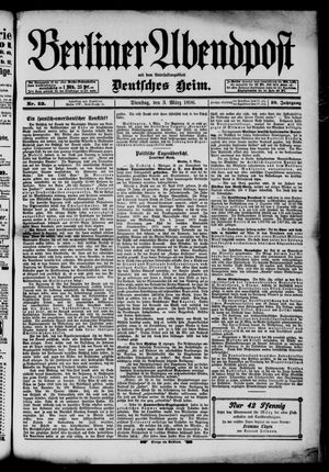 Berliner Abendpost vom 03.03.1896