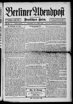 Berliner Abendpost vom 05.03.1896