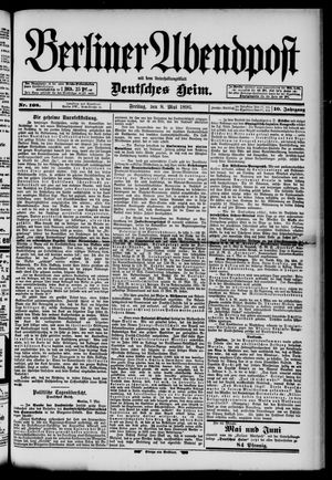 Berliner Abendpost vom 08.05.1896