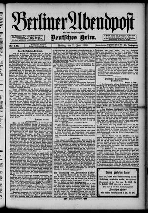 Berliner Abendpost vom 19.06.1896