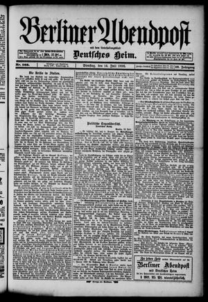 Berliner Abendpost vom 14.07.1896