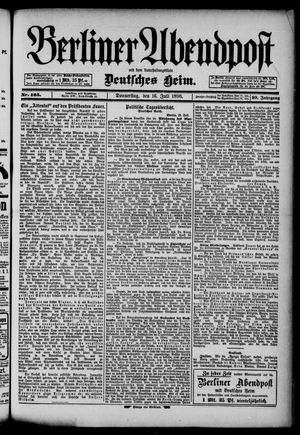 Berliner Abendpost vom 16.07.1896
