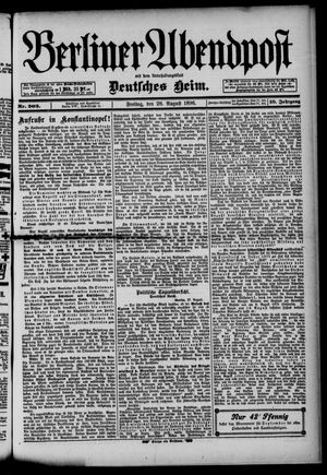 Berliner Abendpost vom 28.08.1896