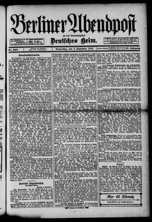 Berliner Abendpost vom 03.09.1896