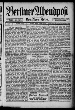 Berliner Abendpost vom 06.10.1896