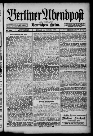 Berliner Abendpost vom 07.10.1896