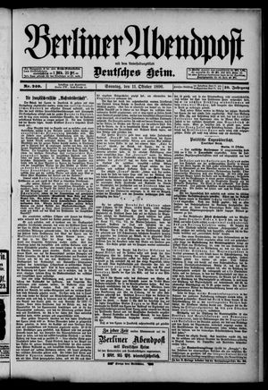 Berliner Abendpost vom 11.10.1896