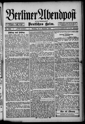 Berliner Abendpost vom 08.12.1896