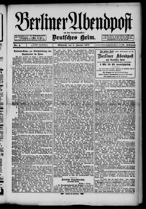 Berliner Abendpost on Jan 6, 1897