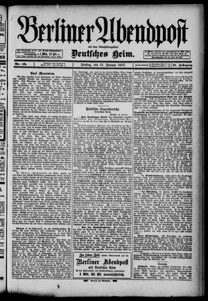 Berliner Abendpost vom 15.01.1897