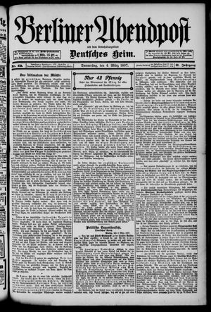 Berliner Abendpost vom 04.03.1897