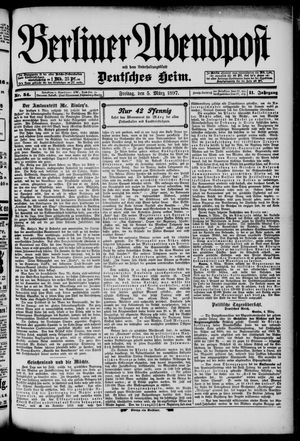 Berliner Abendpost on Mar 5, 1897